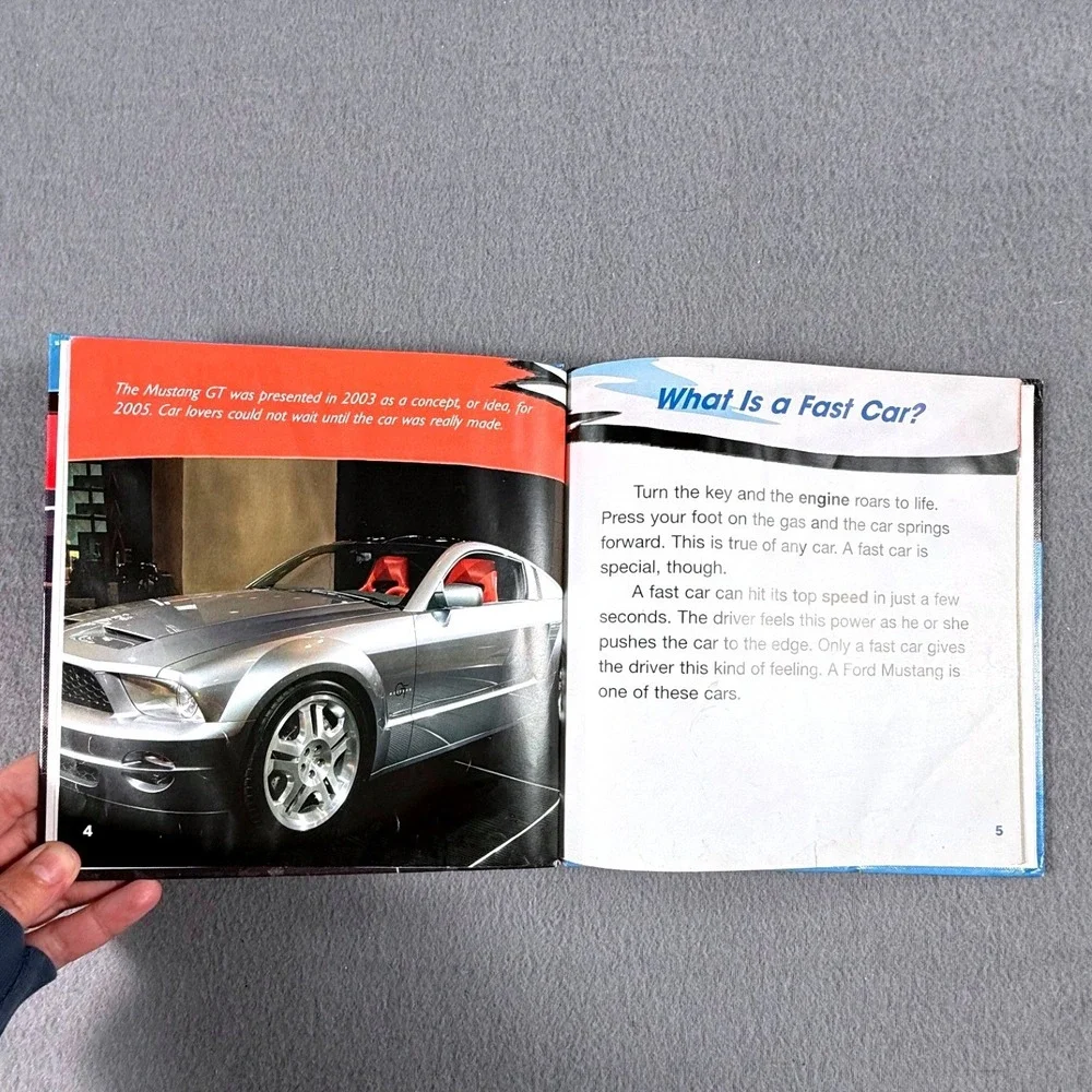 Mustang Superfast Cars Kids Book Rebecca Hawley PowerKids Press Hardcover‎